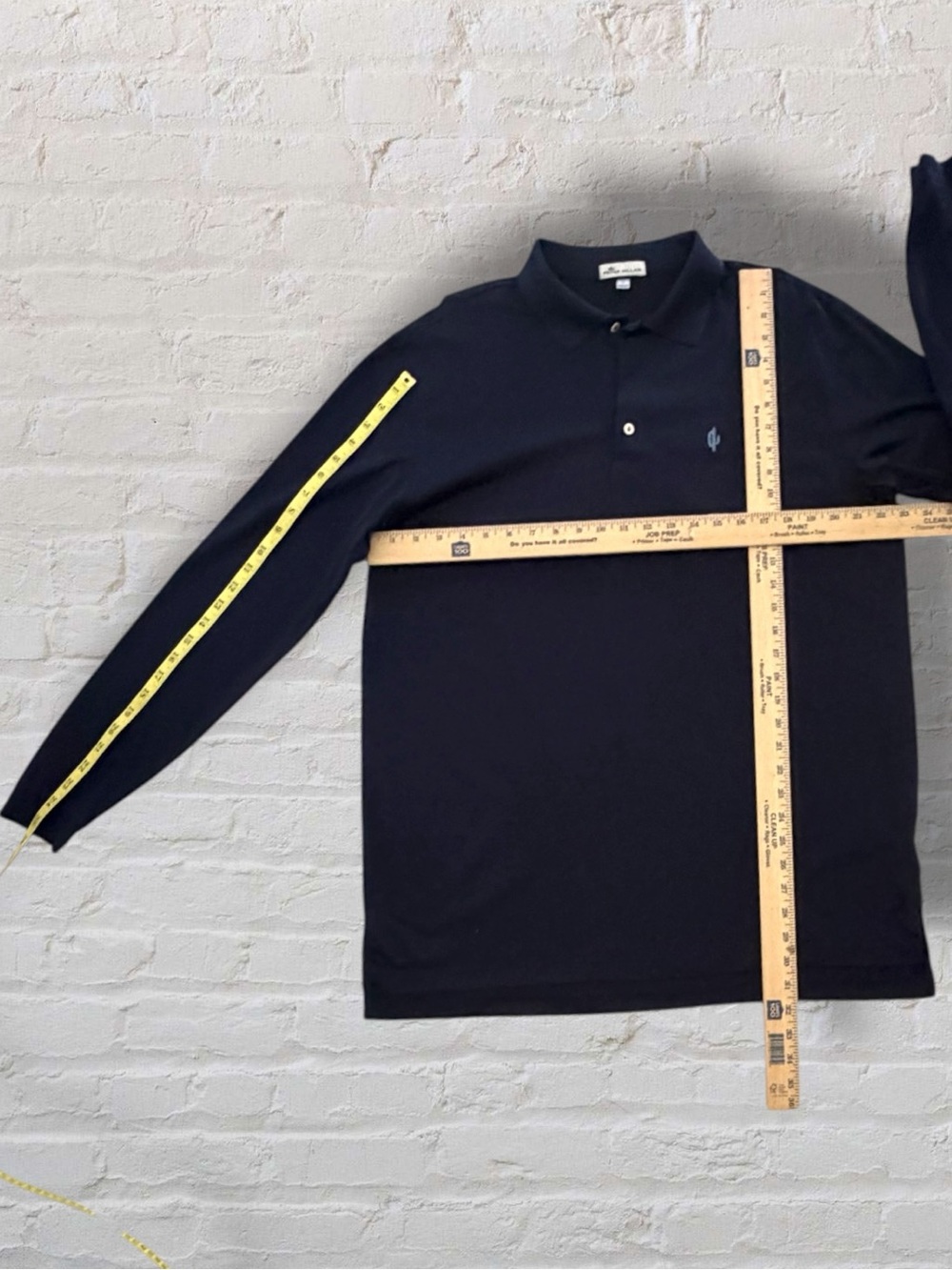 Peter Millar Men’s L Paradise Valley Country Club PVCC Navy Long Sleeve Polo - Picture 9 of 10